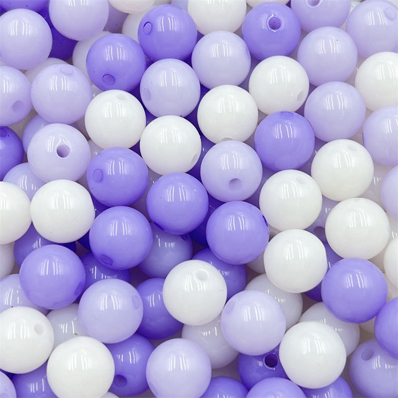10pcs 16mm Makaron Color Round Acrylic Beads DIY Bracelet Making 8
