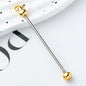 Beadable Keychain Pole Metal Electroplated DIY Craft Supplies Accessories 7