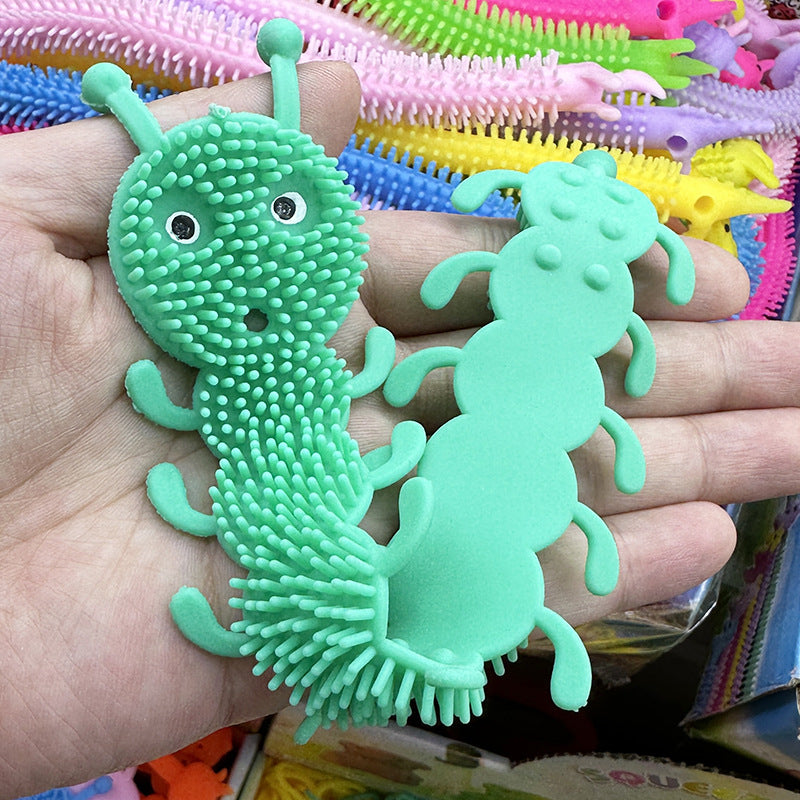 TPR Caterpillar Stretchy Bracelet Sensory Fidget Toy 20.5cm 8