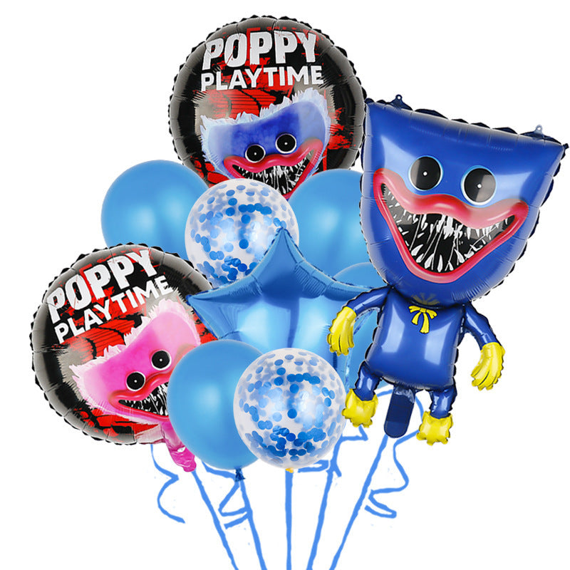 Poppy Playtime Foil Balloon Set Birthday Party Decoration 6