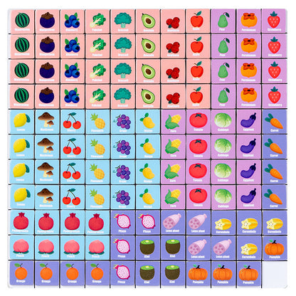 Wooden Magnetic Animal Montessori Toys Educational Board 30cm 7