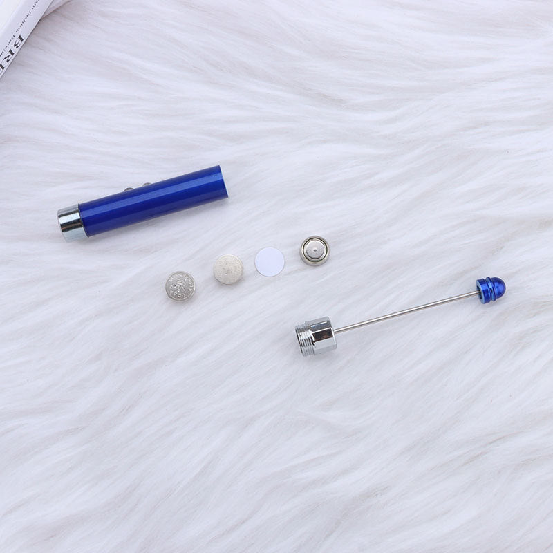Beadable Flashlight Aluminum Alloy LED Infrared Banknote Verification DIY 4