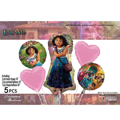 Cartoon Character Foil Balloon Set Kids Party Decoration 2 Sets 55