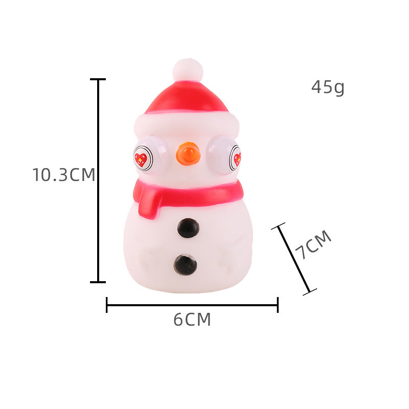 PVC Christmas Eyes Popping Out Squeeze Squishy Toy for Kids and Adults 6