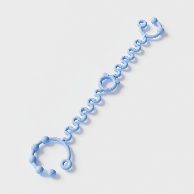 Silicone Baby Teething Toy Chain with Anti Drop Feature 8