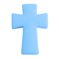 20pcs Silicone Focal Beads Printed Cross With Varied Color Patterns 17