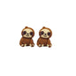 20Pcs Silicone 3D Focal Beads Cartoon Animal Teddy Bear Sloth Turkey 6