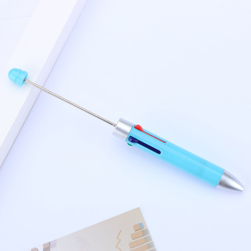 Four-Color Beadable Ballpoint Pens Bullet Tip 1.0mm DIY Craft Supplies 11