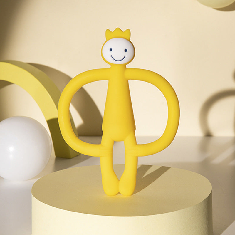 Crown Monkey Silicone Teething Toy for Baby 5