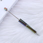 Handle Gradient Color Beadable Ballpoint Pens DIY Rainbow Opal Craft Supplies 9