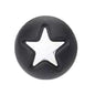 50pcs 15mm Heart Star Silicone Beads Solid Color 18
