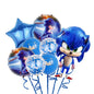Sonic Foil Balloon Set Birthday Party Decoration 22pcs 20