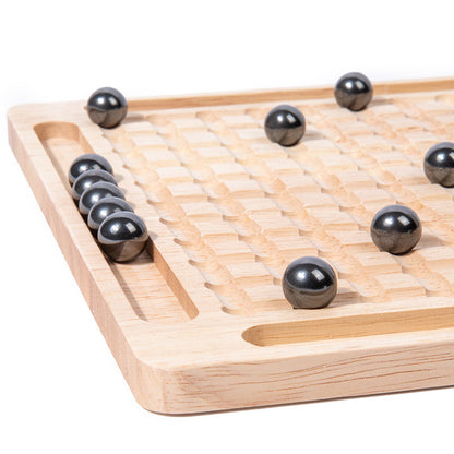 Wooden Magnetic Chess Game Educational Toy for Kids 3
