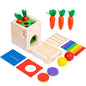 Wooden Pulling Radish Pairing Montessori Toys for Kids 4
