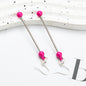 Beadable Earrings Metal DIY 7.8cm Length Craft Supplies 11