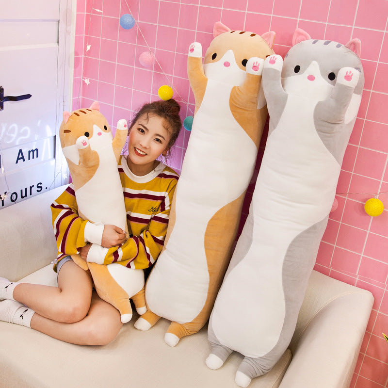 Long Cat Plush Pillow Stuffed Animal Soft Toy 50cm to 130cm 4