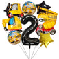 Construction Vehicle Foil Balloon Set 40 Inch Engineering Theme 4