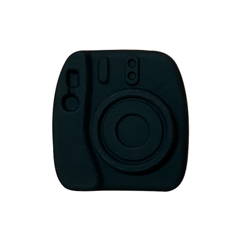 20Pcs Silicone Focal Beads Camera Solid Color Creative Design 15