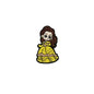 20Pcs Silicone Focal Beads Cartoon Princess Sitting Pose 14