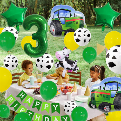 Cow Farm Foil Balloon Set Birthday Party Decoration 2