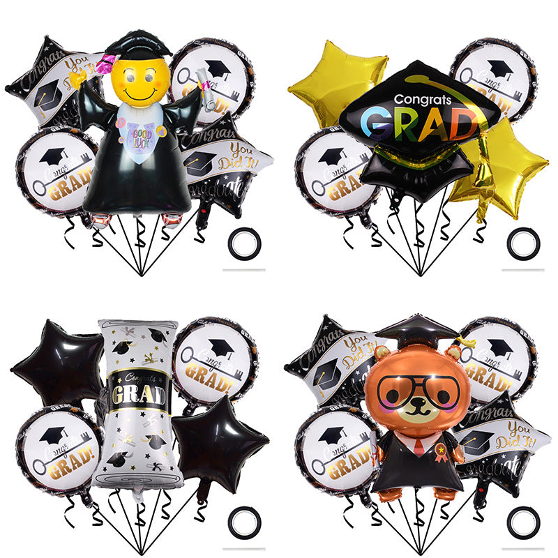 Graduation Foil Balloon Set Party Decoration 1Set 2