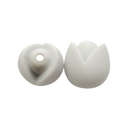 10pcs Silicone Focal Beads Lotus Diy Necklace Ornament 29