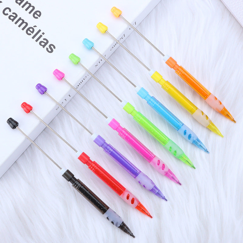 Beadable Automatic Pencil Plastic DIY Craft Supplies 0.5mm 3