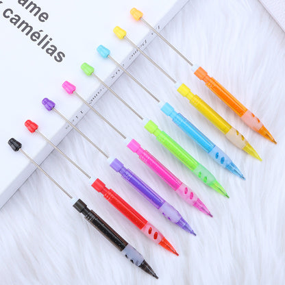 Beadable Automatic Pencil Plastic DIY Craft Supplies 0.5mm 3