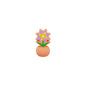 20Pcs Silicone 3D Focal Beads Colorful Potted Plant Flower Design 11