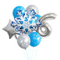 Ice Snow Theme Snowflake Foil Balloon Set Party Decoration 11