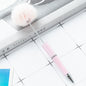 Plush Pom-pom Beadable Ballpoint Pens 15.5 x 0.8cm DIY Craft Supplies 10
