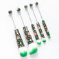 5Pcs Halloween Christmas Beadable Makeup Brush Set DIY Craft Supplies 15