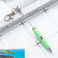 Portable Metal Beadable Pen Keychain Ballpoint Pens DIY Craft Supplies 25