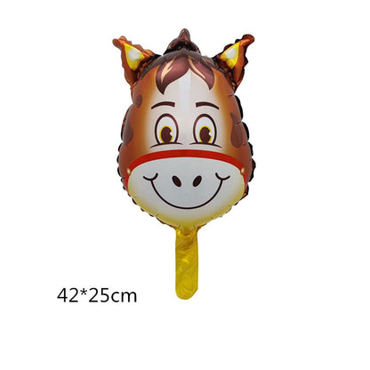 Cartoon Mini Animal Foil Balloons Party Decoration 5pcs 15