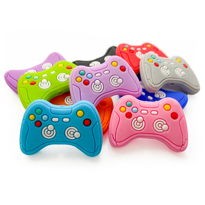 20pcs Silicone Focal Beads Game Controller Front Facing Design