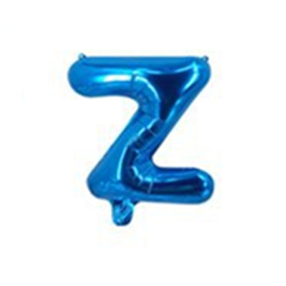Blue Letter Foil Balloons Party Decoration 16 Inch 50pcs 28
