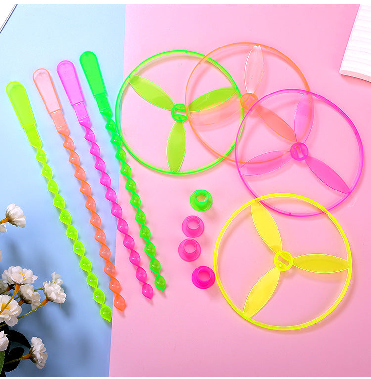 Plastic Flying Saucer Dragonfly Toy Disc 13cm Party Favor 40 Pack