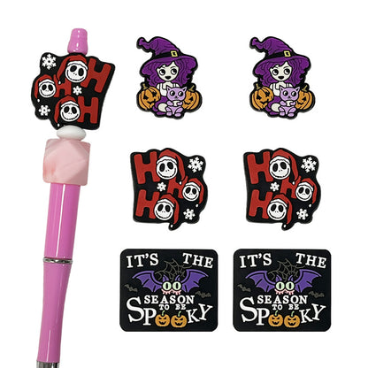 Silicone Focal Beads Cartoon Halloween Series Side Profile 5
