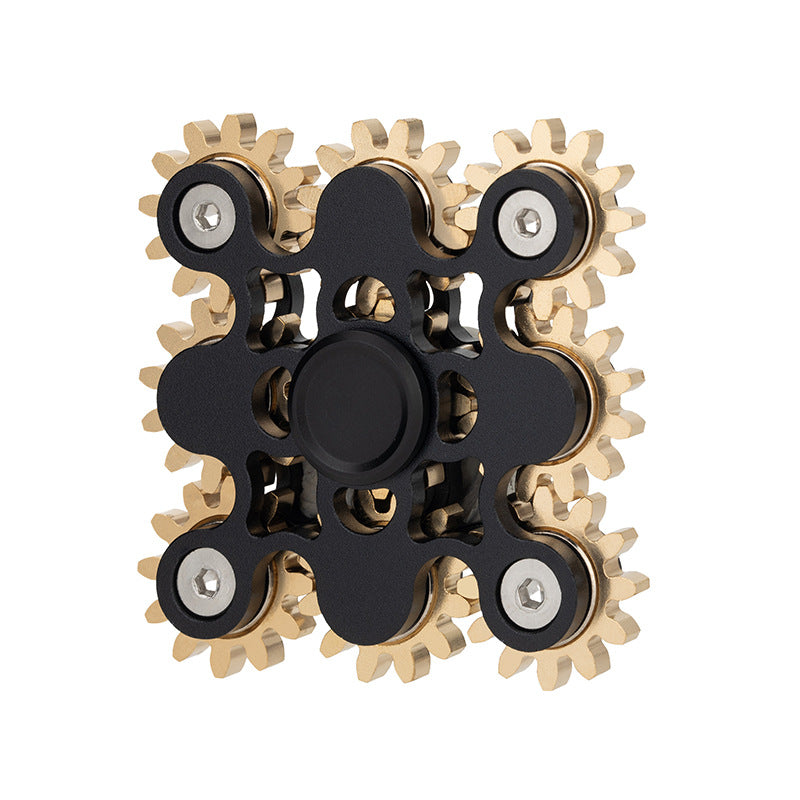Metal Nine Gear Linkage Finger Gyroscope Fidget Spinner 5