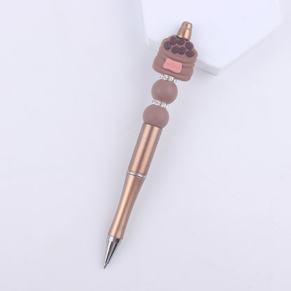 Cartoon Pattern Silicone Beaded Pens Handmade Novelty Pen Gift 22
