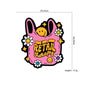 20Pcs Silicone Focal Beads Tote Bag Smiley With Text Retail Therapy 3