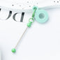 Beadable Tumbler Straw Holder Silicone DIY Accessory with Keychain Bar 15