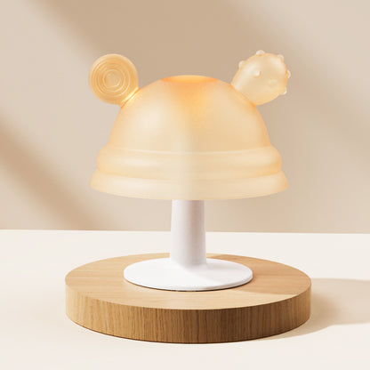 Silicone Mushroom Shaped Baby Teether Toy 82x72mm 12