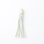 PU Leather Tassel Keychain with Buckle Charm for Women 19