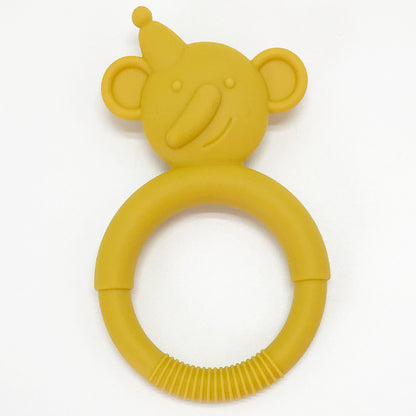 Silicone Baby Teething Toy Snowman Shape 2 Pcs Set 6