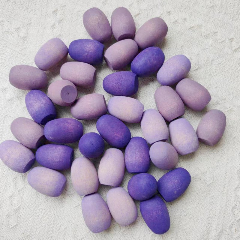 Small Beech Wood Building Blocks Educational Toy 36pcs 28