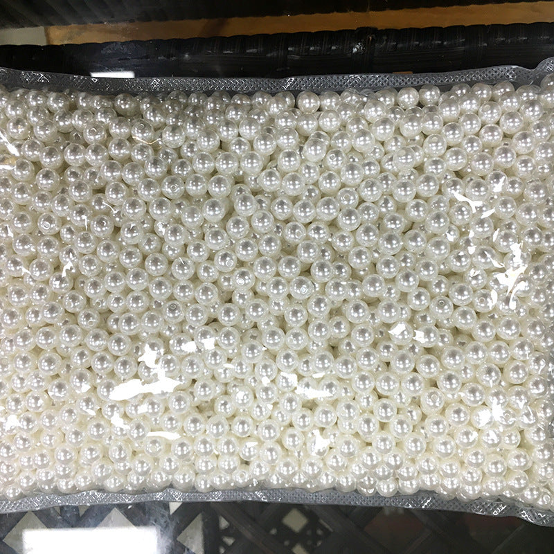 3mm-16mm Creamy White Imitation Pearl Acrylic Beads Jewelry Making 3