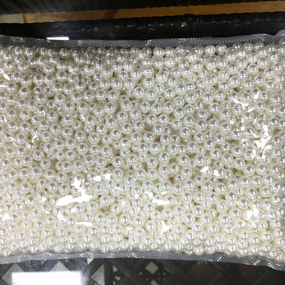 3mm-16mm Creamy White Imitation Pearl Acrylic Beads Jewelry Making 3