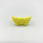 20pcs Silicone Focal Beads Wing Shape with Heart Center 26