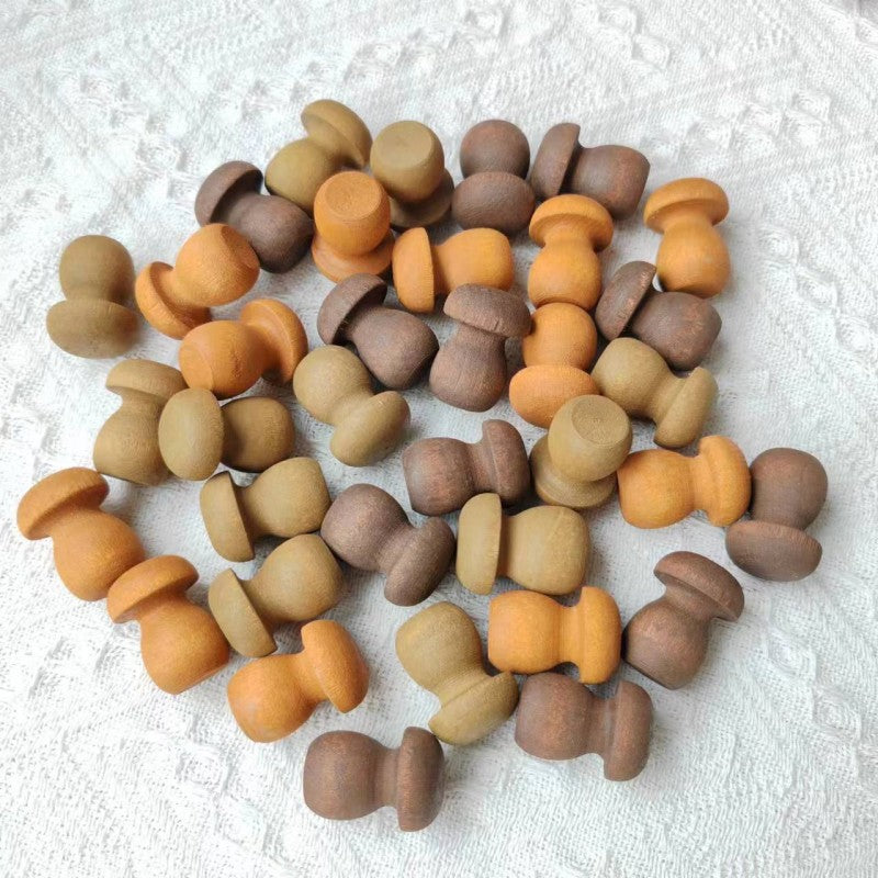 Small Beech Wood Building Blocks Educational Toy 36pcs 24